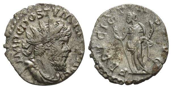 Postumus, Romano-Gallic Emperor AR Antoninianus.