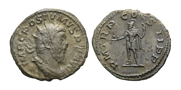 Postumus, Romano-Gallic Emperor AR Antoninianus.