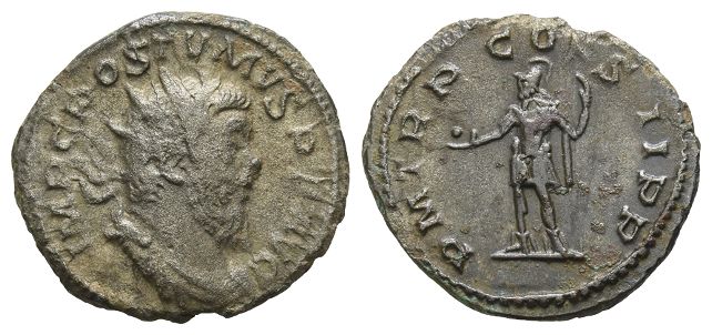 Postumus, Romano-Gallic Emperor AR Antoninianus.
