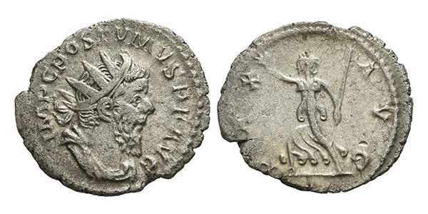 Postumus, Romano-Gallic Emperor AR Antoninianus.