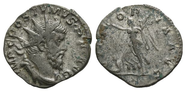 Postumus, Romano-Gallic Emperor AR Antoninianus.