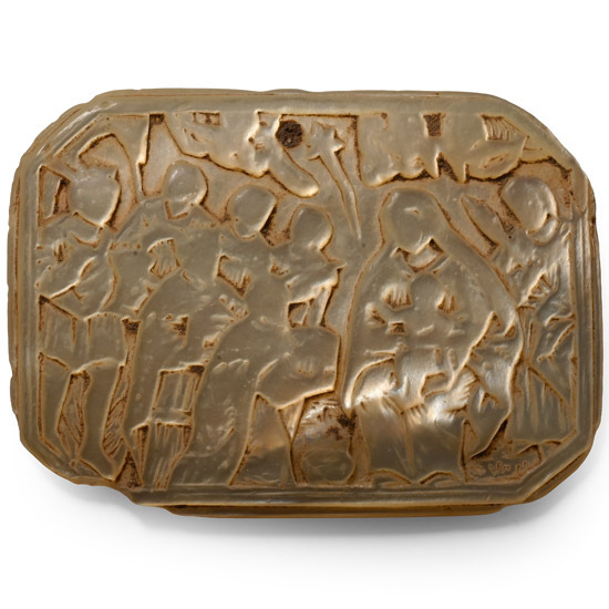 Post Byzantine Adoration of the Magi Shell Plaque