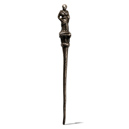 Roman Silver Pin with a Figure of a Standing Woman
