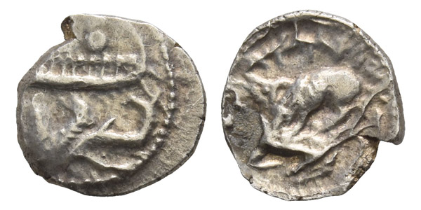 Phoenicia. Byblos AR 1/16 Shekel.