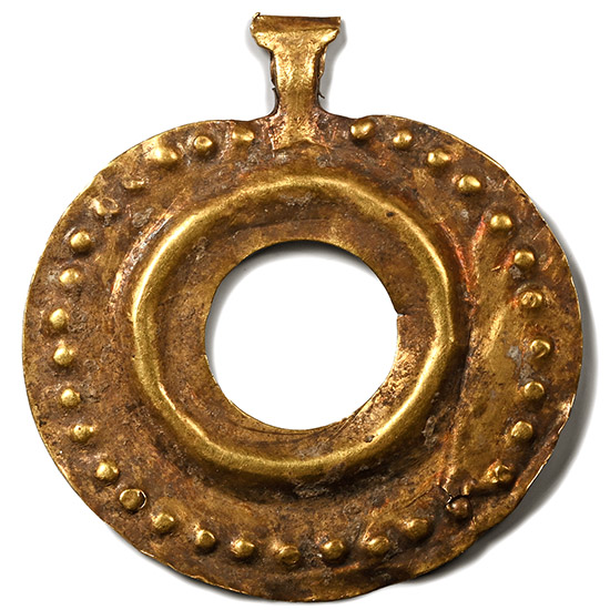 Anatolian Gold Ring-Shaped Idol