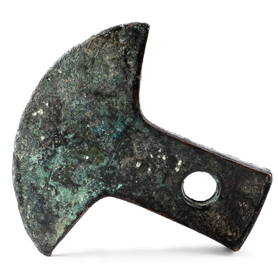 Pre-Columbian Semilunar Tumi Bronze Knife