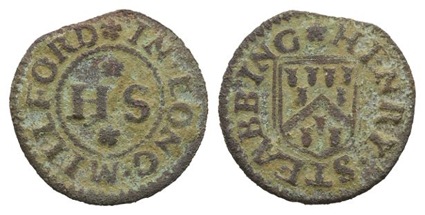 England. Henry Steabbing in Long Millford AE Token.