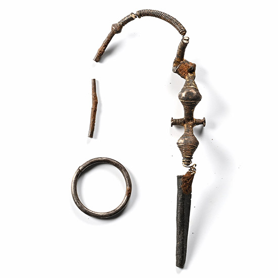 Italic Silver Wire Fibula