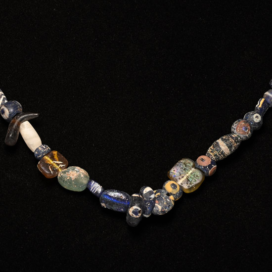 Roman and Earlier Glass Bead Necklace String
