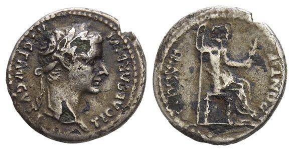 Tiberius Fourrée Denarius.