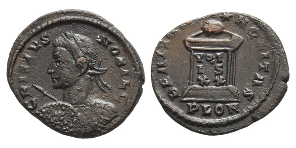 Crispus, as Caesar BI Nummus.