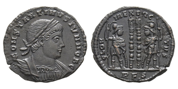 Constantine II, as Caesar BI Nummus.