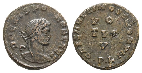 Crispus, as Caesar BI Nummus.