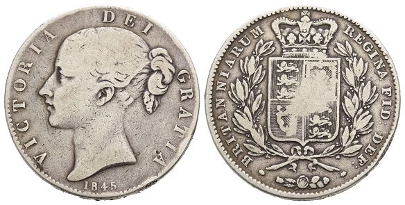 Great Britain. Hanover, Victoria AR Crown.