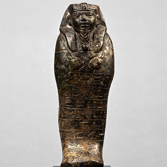 Egyptian Serpentine Shabti for King Senkamenisken