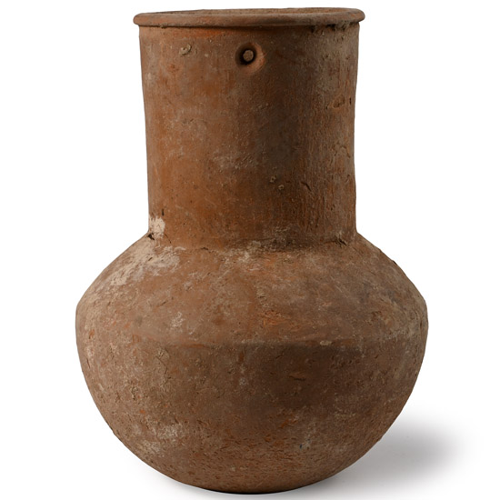 Large Luristan Terracotta Storage Vessel