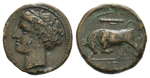 Sicily, Syracuse, Hieron II AE.
