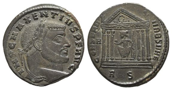 Maxentius BI Nummus.