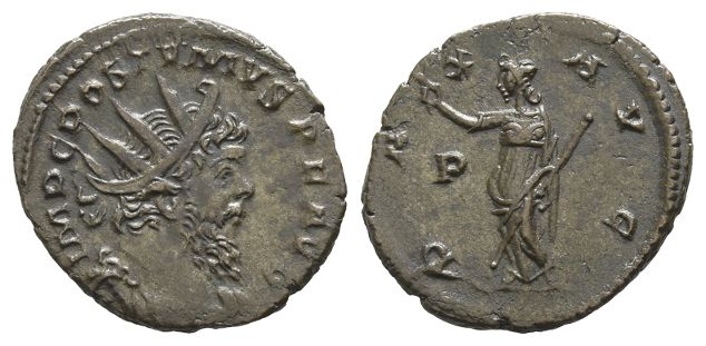 Postumus, Romano-Gallic Emperor BI Antoninianus.