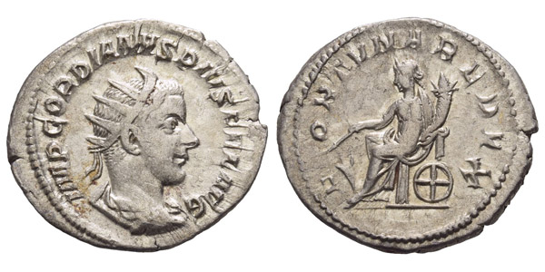 Gordian III AR Antoninianus.