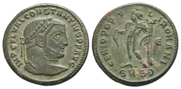 Constantius I BI Nummus.