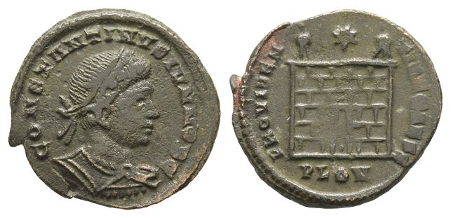 Constantine II, as Caesar BI Nummus.
