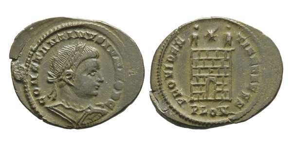 Constantine II, as Caesar BI Nummus.
