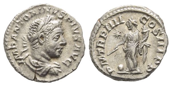 Elagabalus AR Denarius.