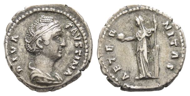 Diva Faustina I AR Denarius.