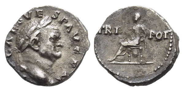 Vespasian AR Denarius.