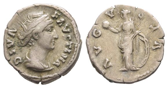 Diva Faustina I AR Denarius.