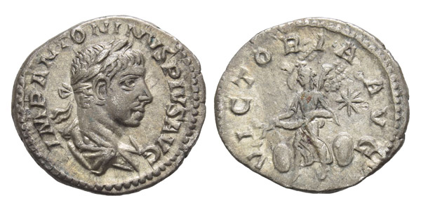 Elagabalus AR Denarius.