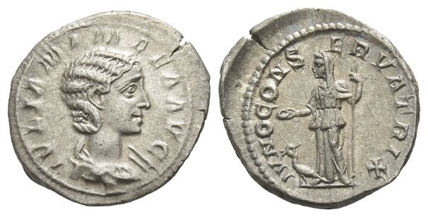 Julia Mamaea, Augusta AR Denarius.