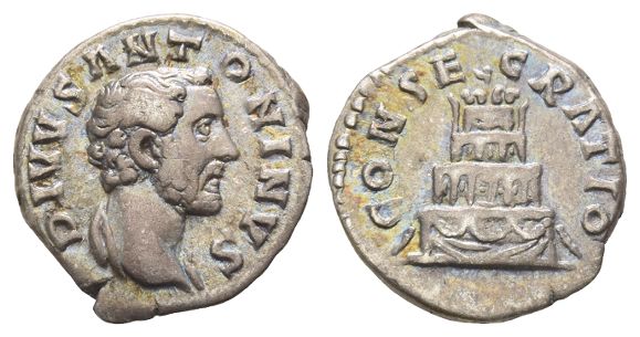 Divus Antoninus Pius AR Denarius.