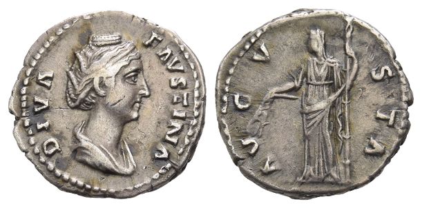 Diva Faustina I AR Denarius.