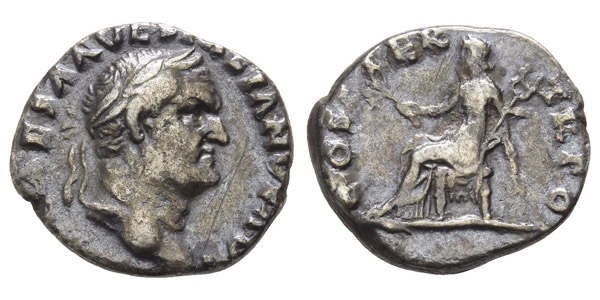 Vespasian AR Denarius.