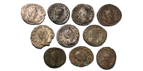 Group of Ten [10] Salonina BI Antoninianus.