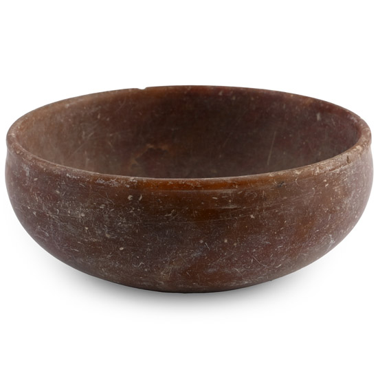 Western Asiatic Brown Stone Bowl