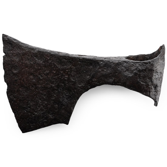 Viking Iron Bearded Axehead