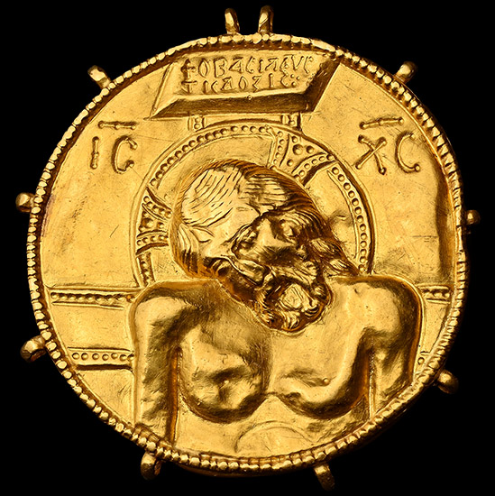 Post-Byzantine Gold Archbishops Pectoral Pendant