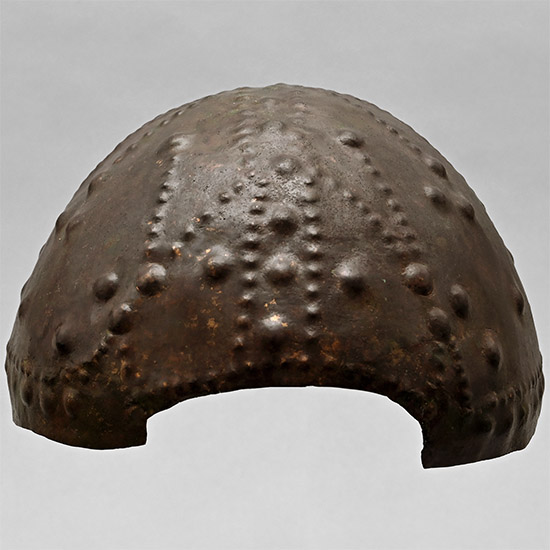 Urartian Bronze Helmet with Embossed Decoration