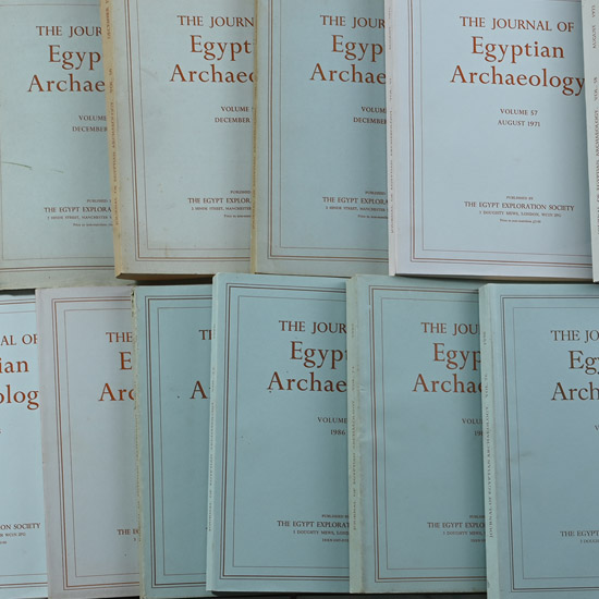 Journal of Egyptian Archaeology, Published by the Egypt Exploration Society, London - 14 Titles