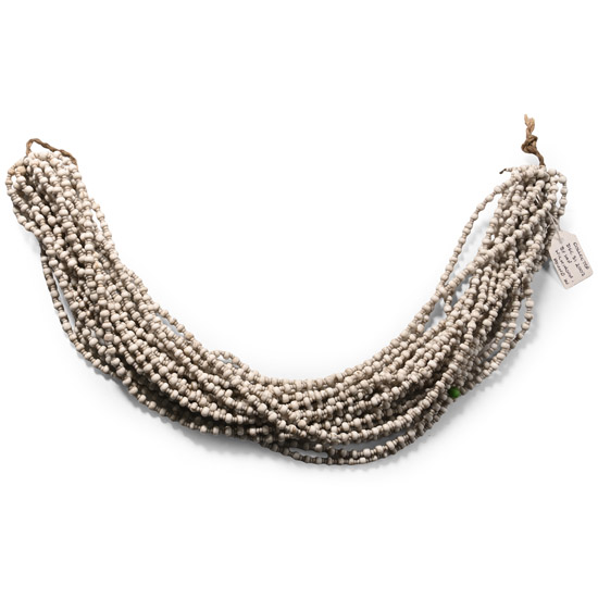 Zulu Mans Glass Bead Long Necklace