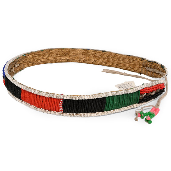 Zulu Womans Glass Bead Belt