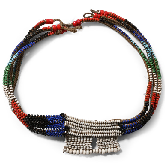 Zulu Girls Glass Bead Necklace