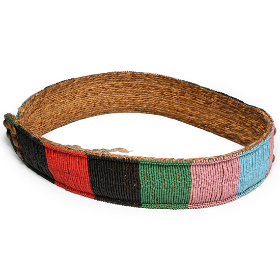 Zulu Young Mans Glass Bead Belt