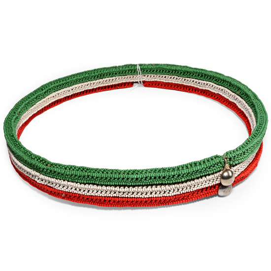 Zulu Womans Glass Bead Collar