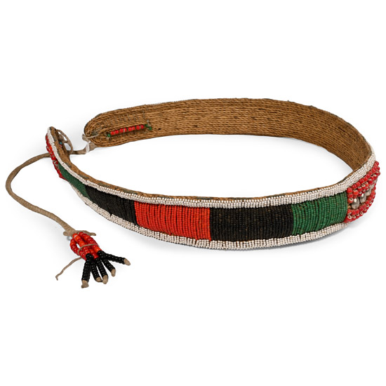 Zulu Womans Glass Bead Belt