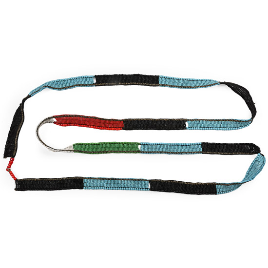 Zulu Mans Beaded Long Necklace