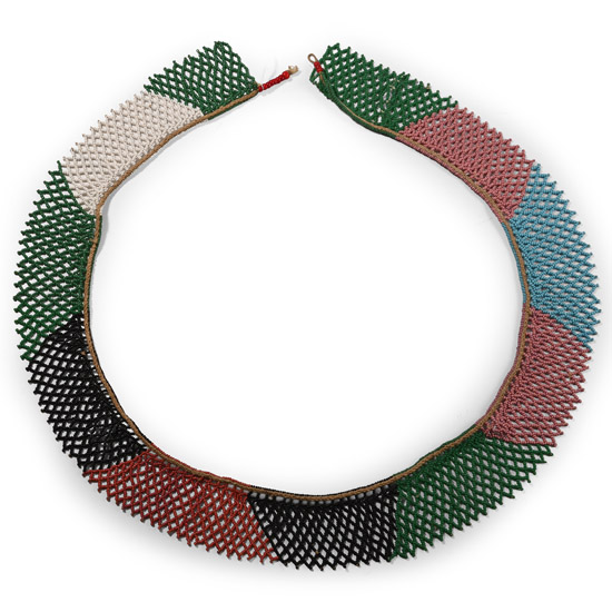 Zulu Womans Glass Bead Necklace